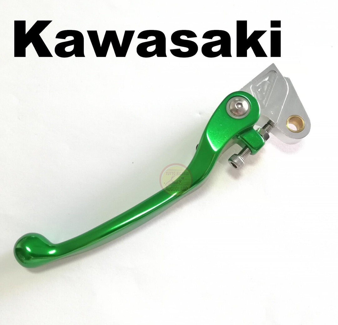 Leva sinistra frizione Kawasaki KX 250 450 verde regolabile 2013-2016