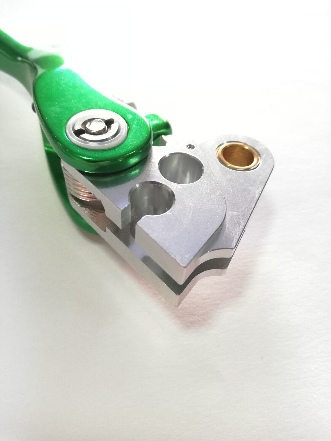 Leva sinistra frizione Kawasaki KX 250 450 verde regolabile 2013-2016