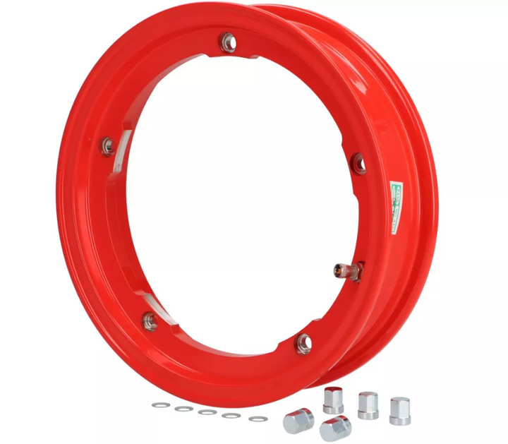 Cerchio cerchione ruota BGM Tubeless rosso 2.10-10 Vespa 50 125 150 200 PREORDINA