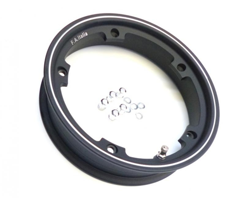 Cerchio nero Tubeless a margherita 2.10-10 Vespa 50 125 150 200