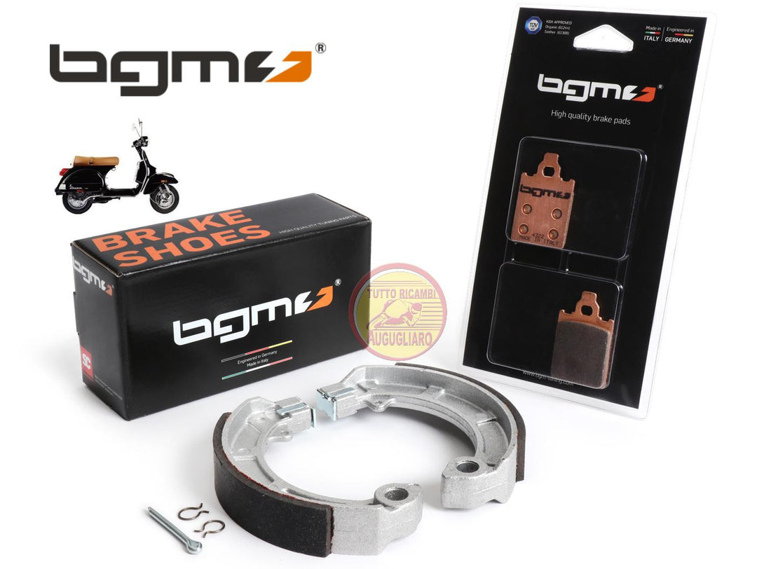 Kit pastiglie e ganasce freno BGM Pro Piaggio Vespa PX 125 150 200