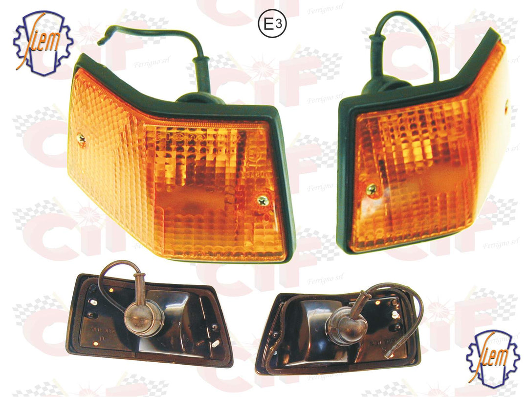 Coppia frecce posteriori complete Siem Vespa PE PX ARCOBALENO 125 150 200