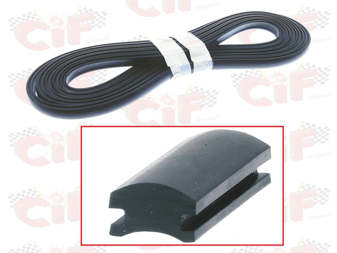Profilo in gomma per strisce pedana Vespa PX 125 150 200