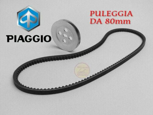 Kit cinghia + puleggia 80mm Piaggio Ciao - Ciao PX senza variatore