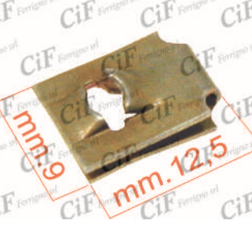 Piastrina per vite autofilettante 9X12,5mm