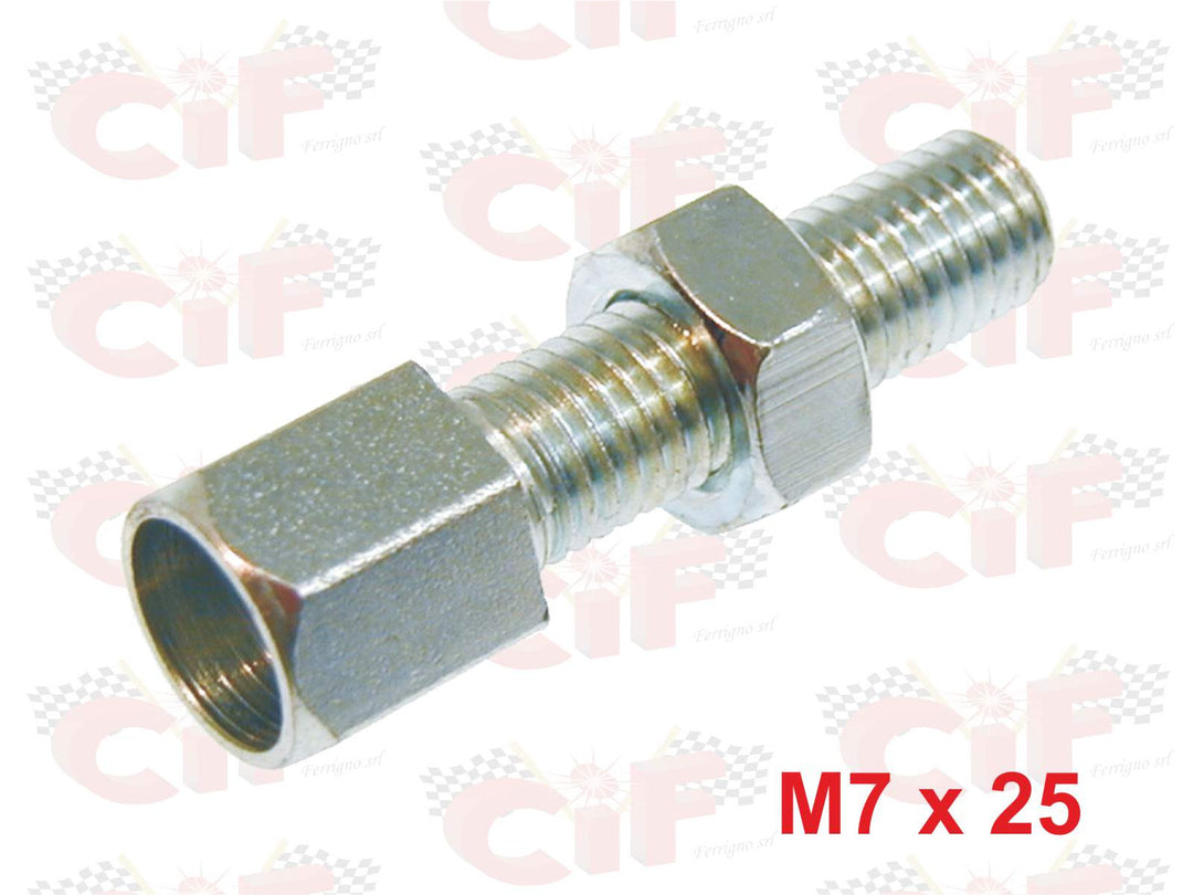 Registro esagonale con dado 7X30 cavo freno posteriore Vespa