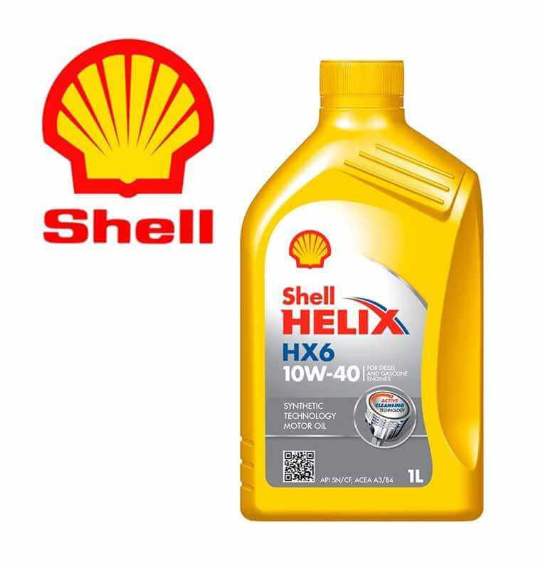 Olio auto Shell Helix HX6 10W40 Benzina/Diesel