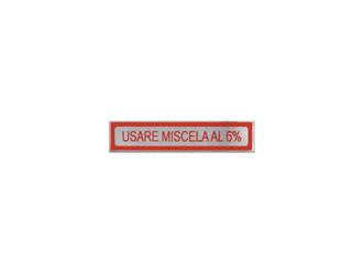 Adesivo miscela 6% rosso piccolo