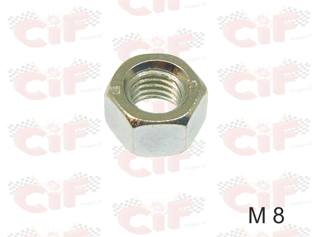 Dado M8 chiave 13 - altezza 8mm