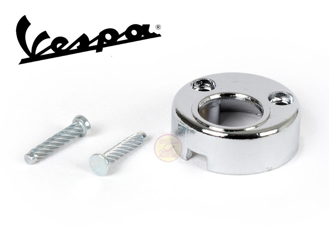 Coperchio serratura tondo cromato Vespa 50 125 150 200