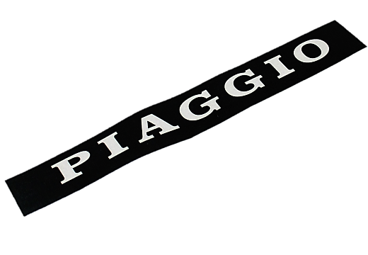 Targhetta scritta PIAGGIO posteriore sella Vespa PE PX 125-150-200