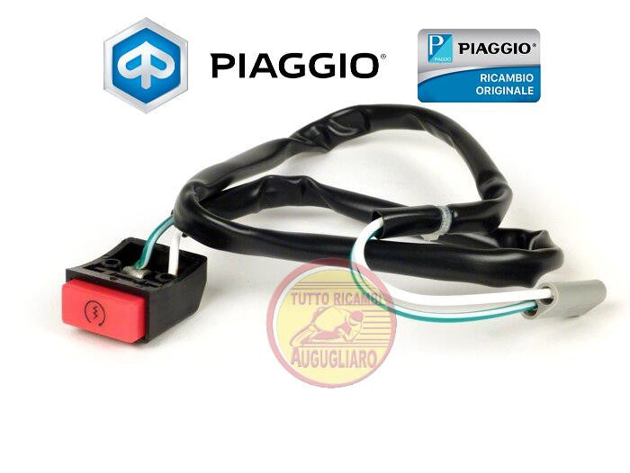 Interruttore pulsante avviamento elettrico Vespa PX 125 150 200 Arcobaleno PK