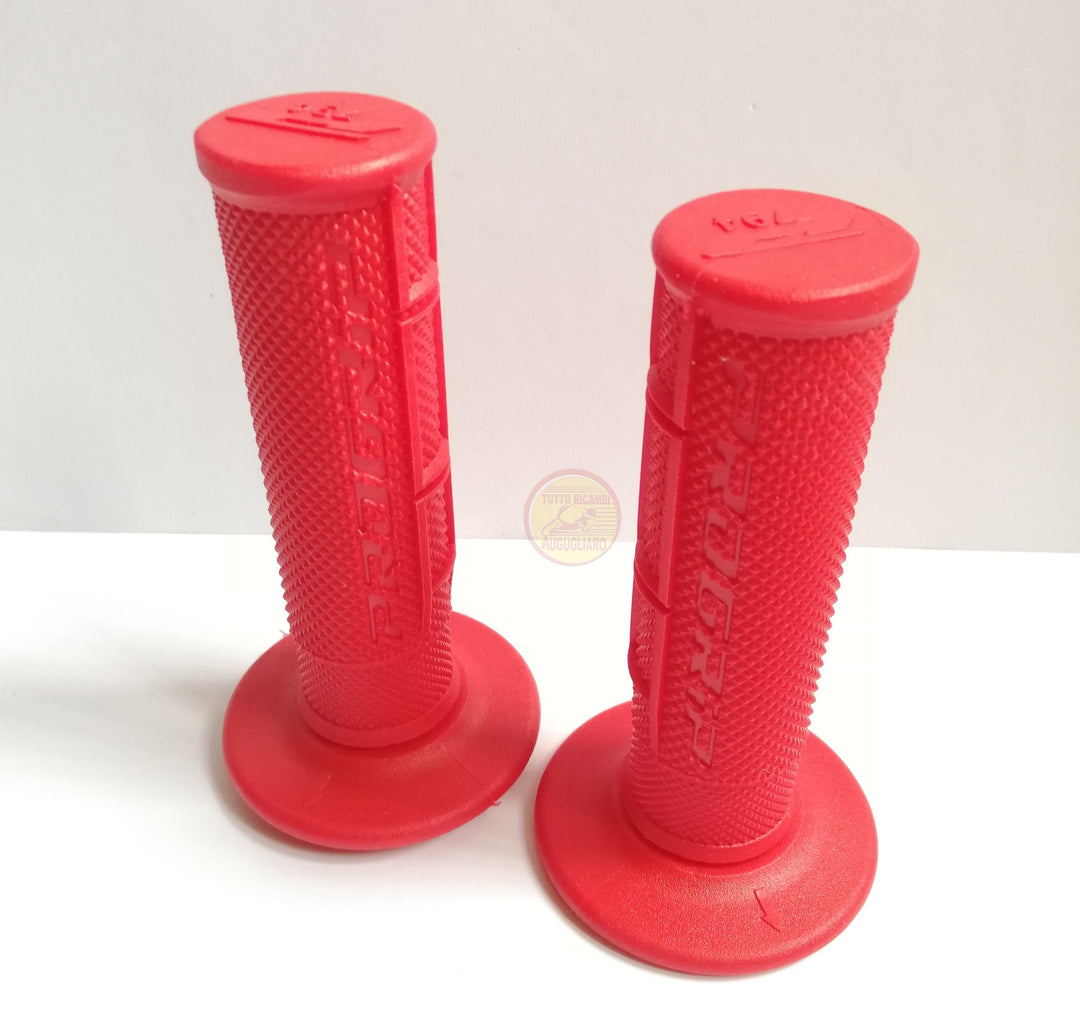 Manopole rosse Progrip Moto Cross Enduro 22/25mm