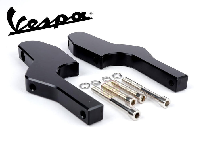 Arretratori poggiapiedi passeggero neri Vespa GTS SUPER 125 250 300