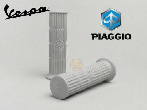 Coppia manopole grigie Piaggio Vespa PE PX 125 150 200 - SUPER