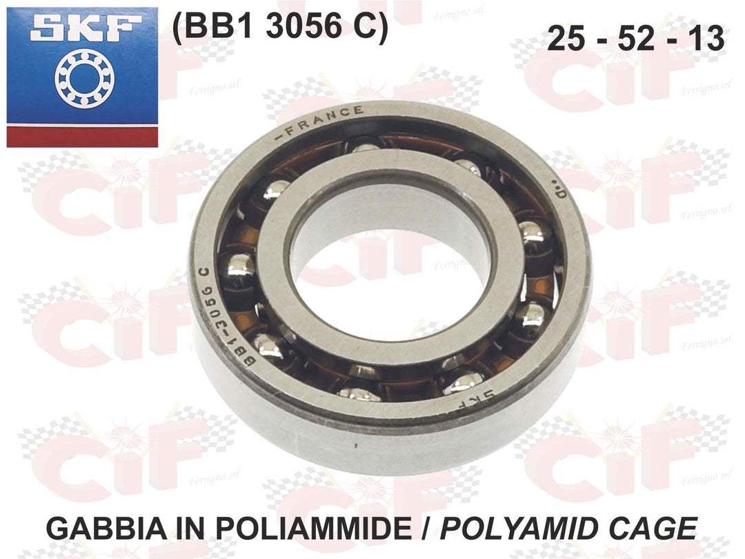 Cuscinetto SKF 25X52X13 APRILIA SR 2000  ITALJET FORMULA  SUZUKI KATANA