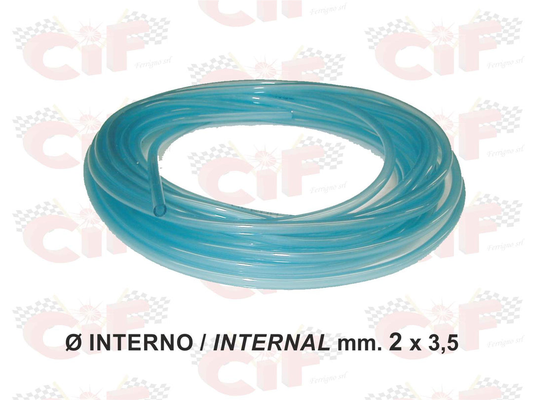 Tubo benzina/olio 2X3.5 adatto per miscelatore scooter (1 MT)