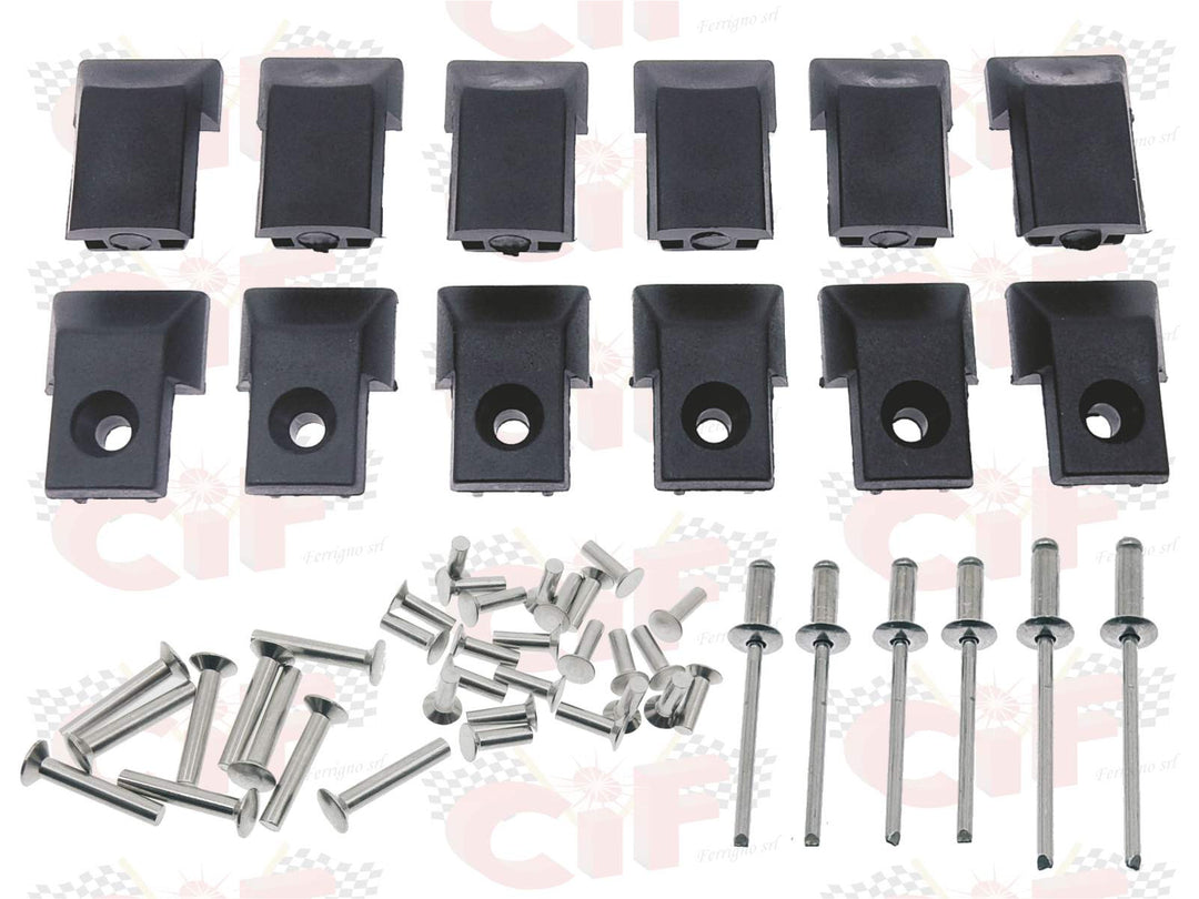 Kit puntalini + ribattini strisce pedana Vespa PX PE Arcobaleno 125 150 200