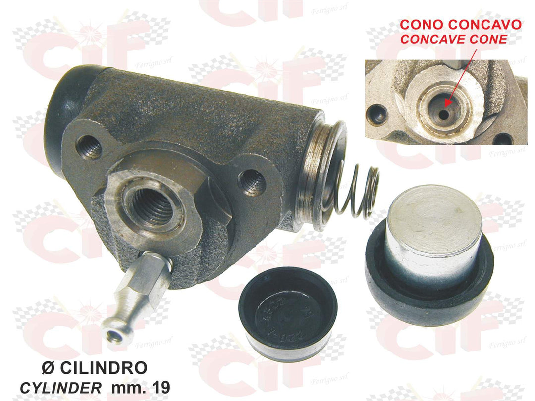 Cilindretto freno posteriore Piaggio Ape 50 FL TM ELESTART CROSS RST