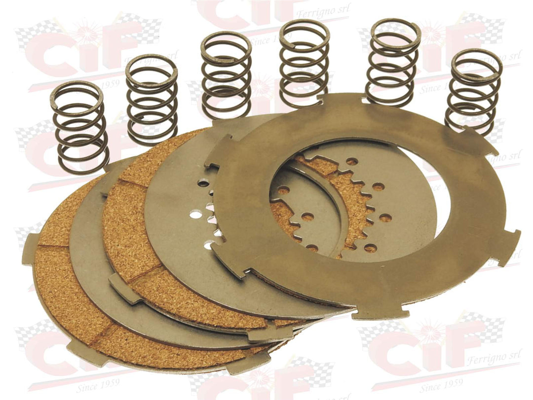 Kit dischi frizione 6 molle tipo originale Vespa 125 150 PX SPRINT GL