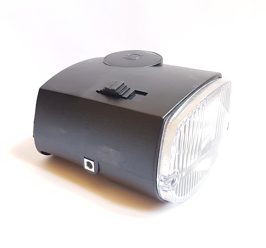 Faro anteriore completo con calotta nera per Piaggio Ciao P PX PXV PV 50