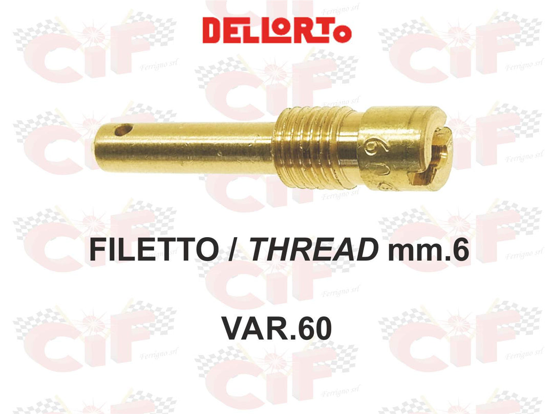 Getto cicler avviamento 60 carburatore SI 20.20 24.24 Dellorto