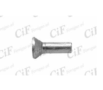 Ribattino in alluminio piccolo 3X10mm per fissaggio strisce pedana Vespa