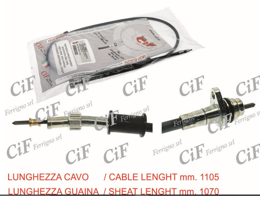Cavo trasmissione contachilometri Piaggio Vespa LX 50 125 150 IE TOURING