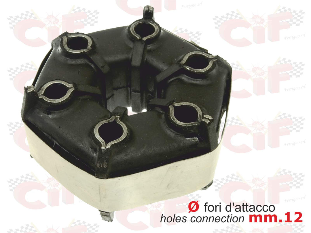 Giunto semiasse per Piaggio Ape Poker Car Max Quargo fori da 12mm