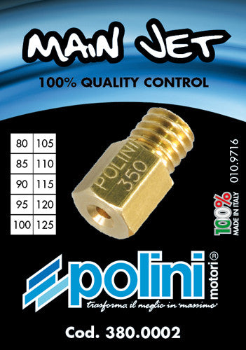 Kit 10 getti massimo Polini per carburatori Mikuni da 80 a 125