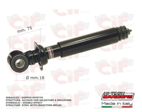 Ammortizzatore anteriore Carbone Piaggio Ape 703 602 benzina