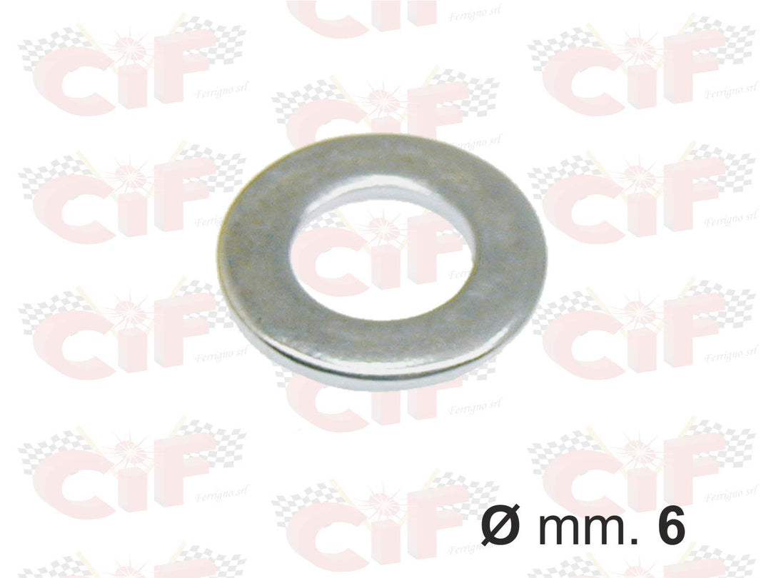 Rondella piana diametro 6mm