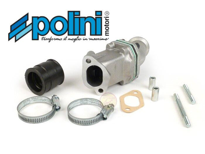 Collettore aspirazione lamellare Polini 2 fori carburatore 24 Vespa 50 90 125