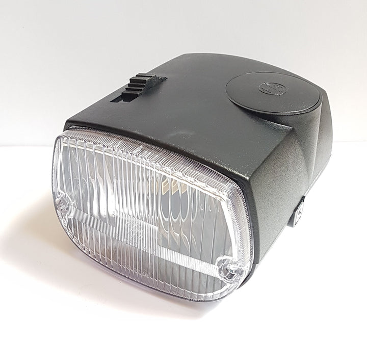 Faro anteriore completo con calotta nera per Piaggio Ciao P PX PXV PV 50