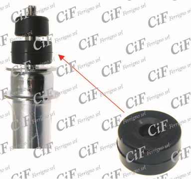 Tampone inferiore grande ammortizzatore posteriore Vespa PK 50 125