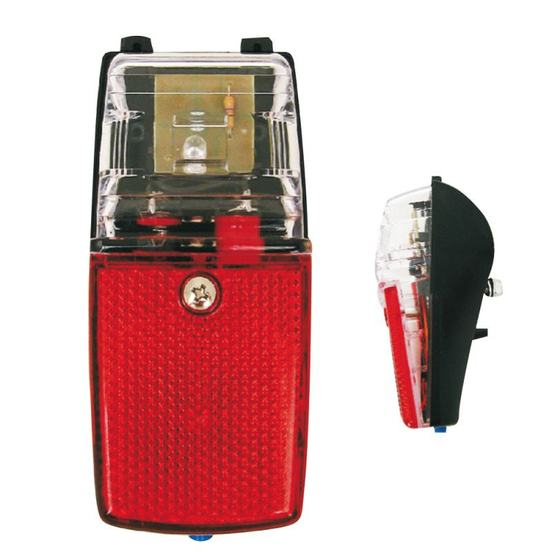 Fanale luce lampada bici Posteriore a Batteria LED Rosso