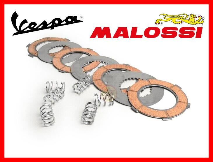 Kit dischi frizione 6 molle Malossi Vespa PE PX 125 150 GT VBA