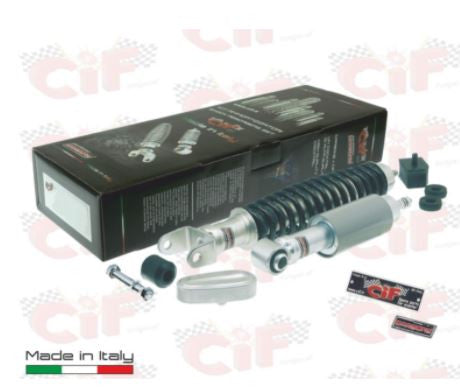 Kit ammortizzatori anteriore e posteriore Carbone Vespa 50 N R ruote da 9