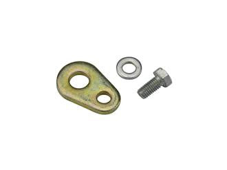 Kit piastrina + vite per cavo contachilometri su mozzo ruota Vespa PX 125 150 200