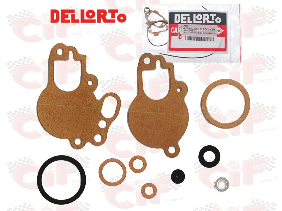 Kit guarnizioni revisione carburatore Dellorto 20.20 24.24 Vespa 125 150