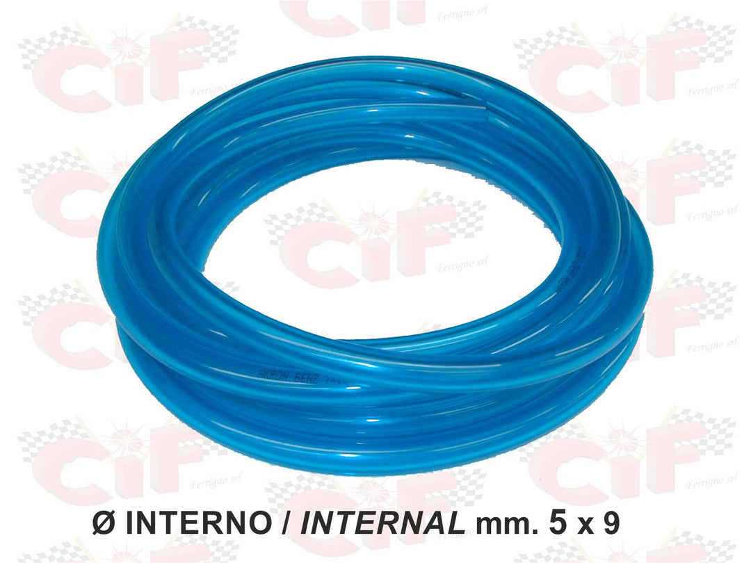 1 Metro tubo olio/benzina blu diametro 5X9 Piaggio Ciao SI Bravo Boxer Scooter 50