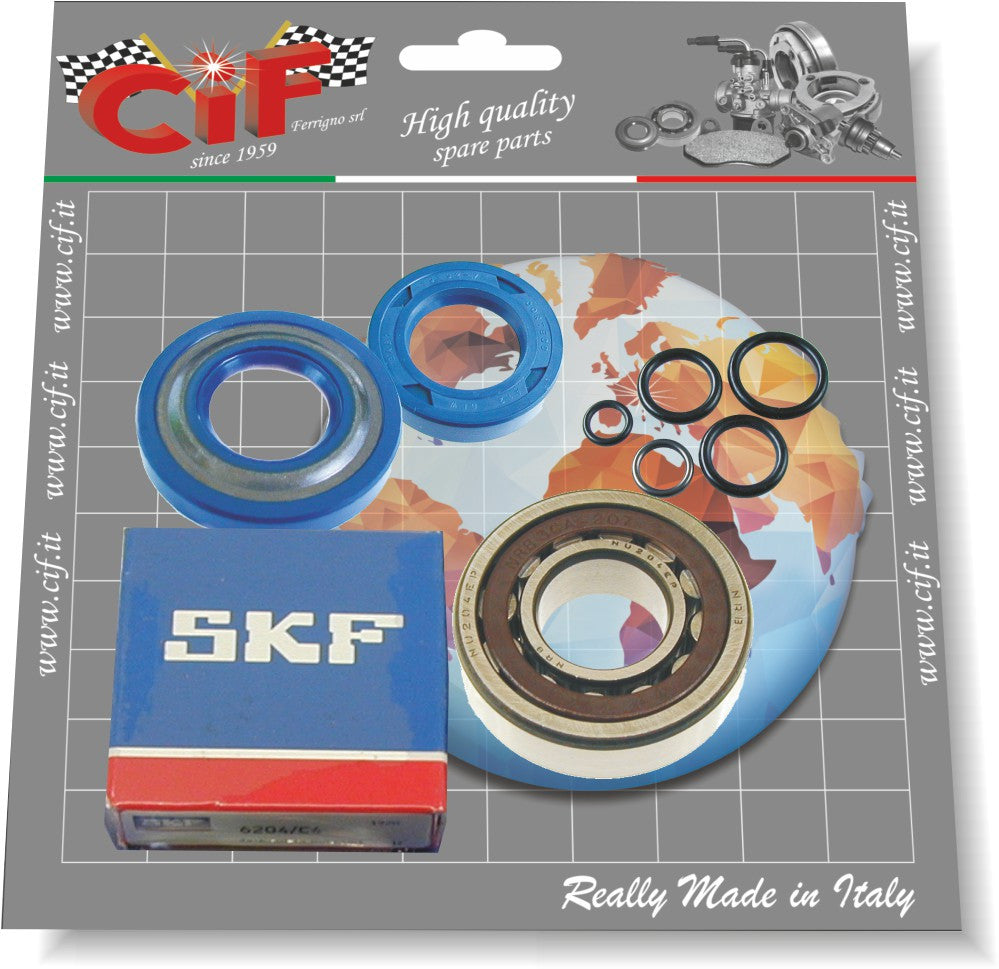 Kit cuscinetti a rulli e paraoli albero motore Vespa 125 ET3 50 Special L N R P