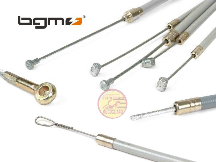 Kit serie cavi trasmissioni grigie BGM Vespa PE PX 125-150-200 fino al 1983