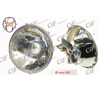 Faro anteriore in vetro Vespa 50