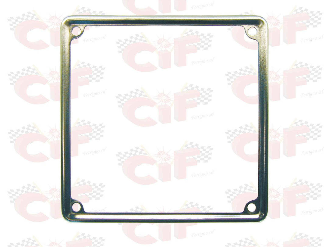 Cornice targa in ferro cromata 170X170 Vespa 125 150 160 180 200 (no targa europea)