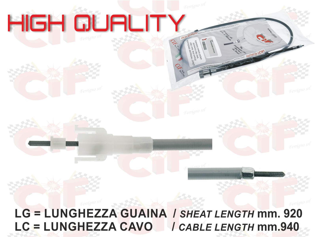 Cavo contachilometri Vespa PK 50 RUSH N XL 125 Primavera ET3